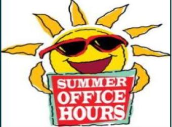 Summer Office Hours 